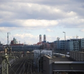 Blick von der Donnersbergerbrücke